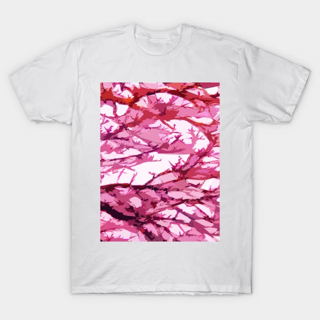Study of Pinks, Reds, & Purples T-Shirt by PSCSCo